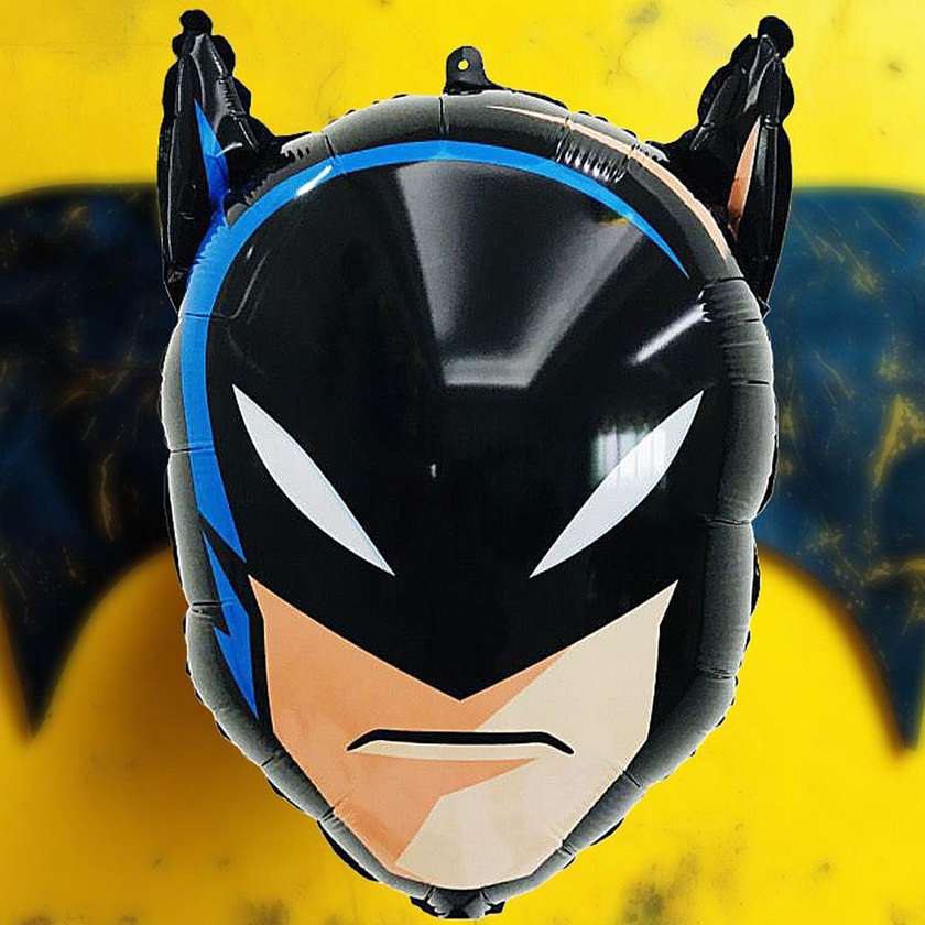 Polymer film balloon with helium "Batman" 1pc (46x33cm)(105)