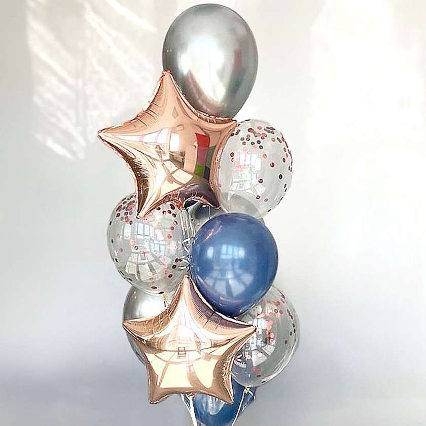 Set of balloons with helium (11pcs)(37)