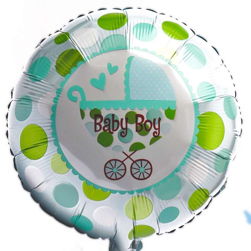 Foil balloon with helium (41cm) Baby Boy (29)