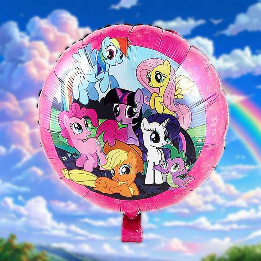 Foil balloon with helium little pony 1pc (41cm)(27)