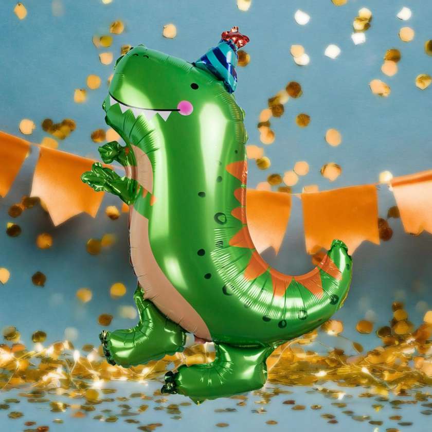 Foil balloon with helium "Dinosaur" 1pc (80x49cm)(97)