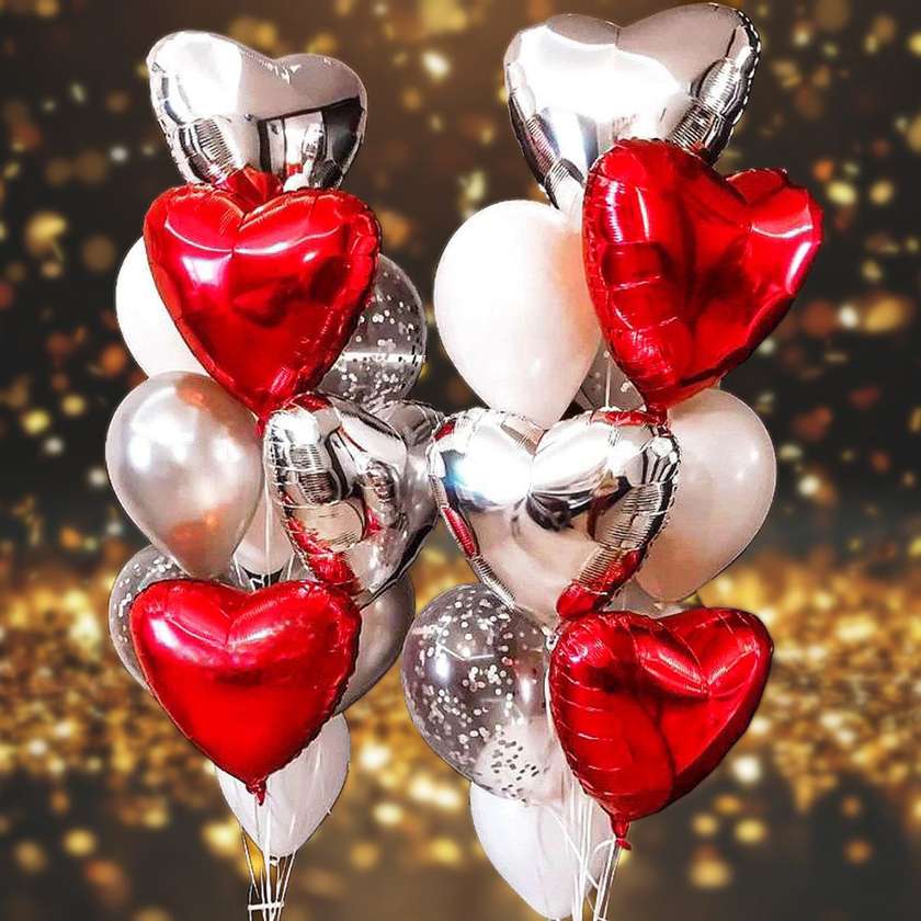 Set of helium balloons. (22pcs)(115)