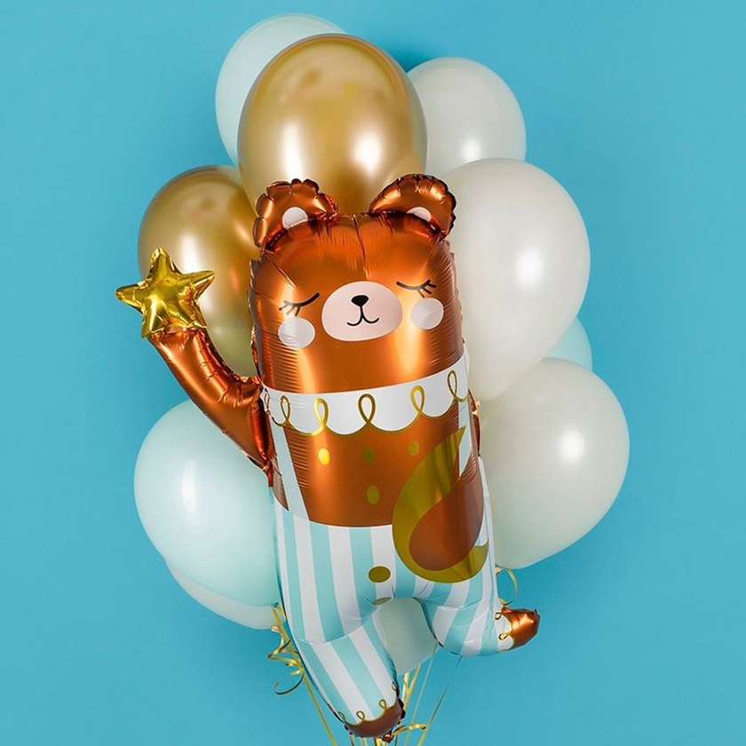 Set of balloons with helium bear (12 pcs)(80)