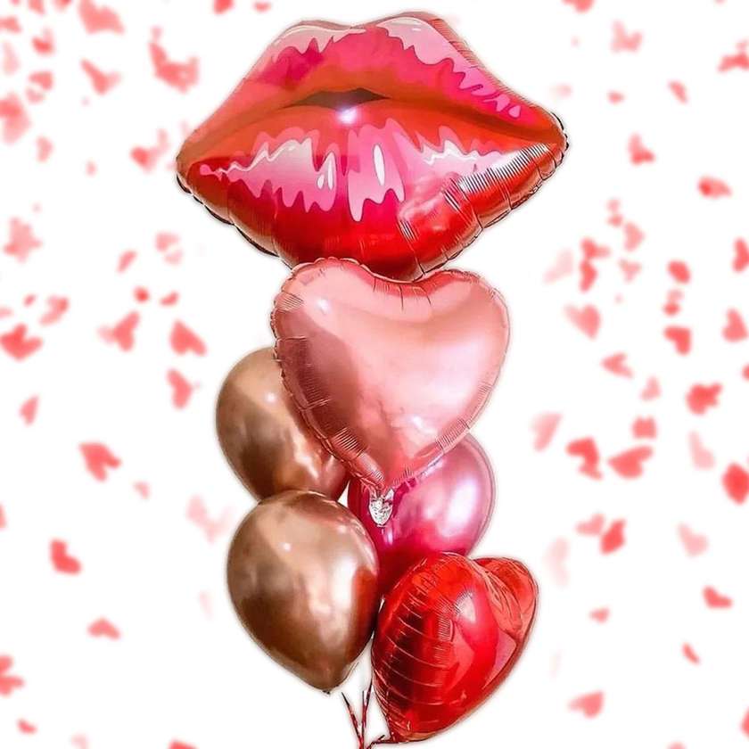 Set of helium balloons. (7pcs)(118)