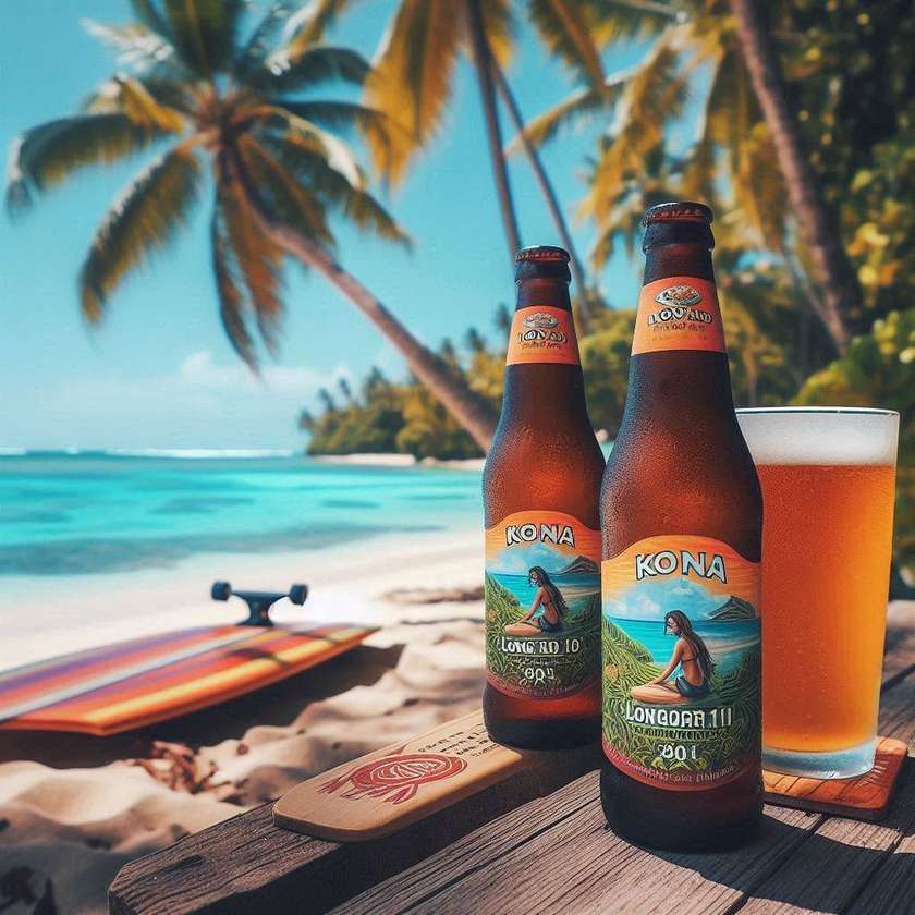 Kona 11° Longboard Island Lager 0,355l 🇺🇸