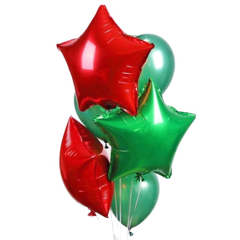 Set of balloons with helium (6pcs)(49)