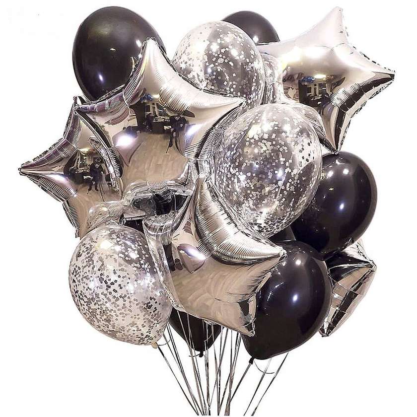 Set of balloons with helium (16pcs)(56)