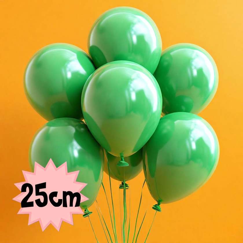 Balloons with helium 25cm (1pc) Light Green