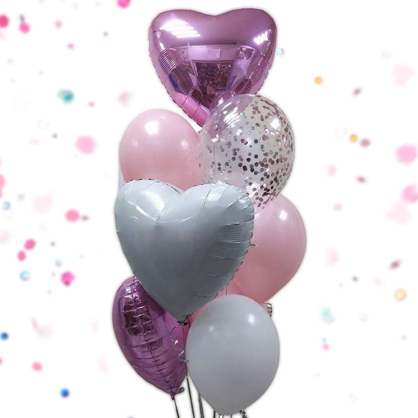 Set of balloons with helium (10 pcs)(91)