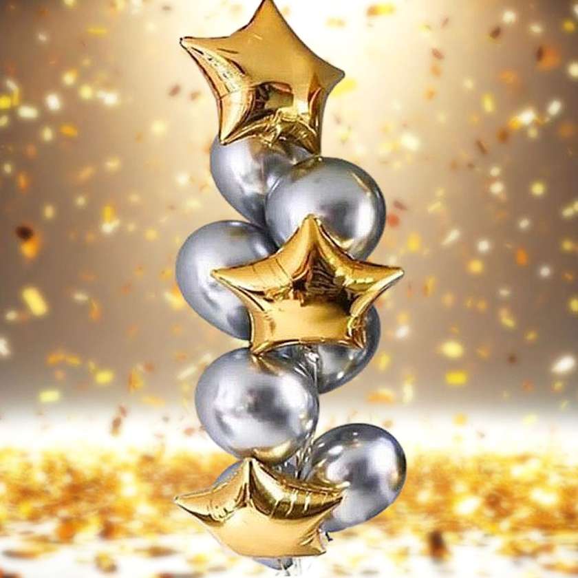 Set of balloons with helium (10pcs)(46)