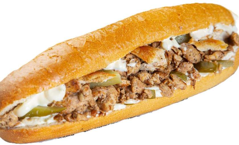 Mediterranean Pulled Chicken Sandwich