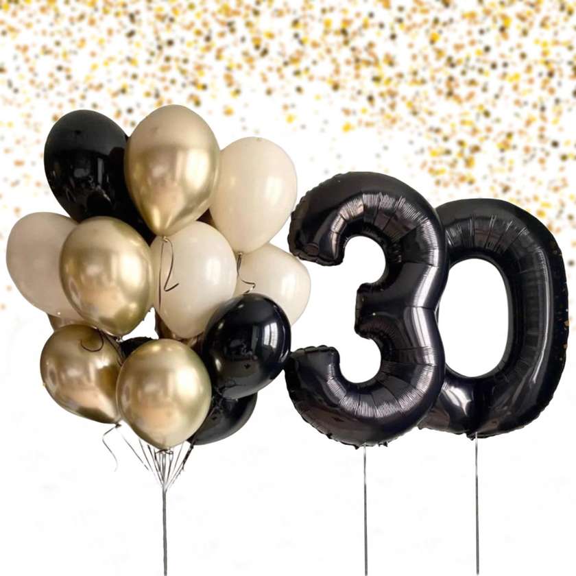 Set of helium balloons. (17pcs)(116)