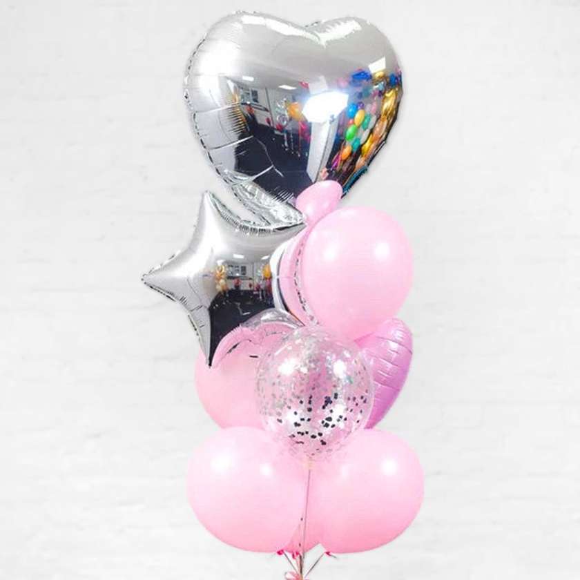 Set of balloons with helium (10 pcs)(100)
