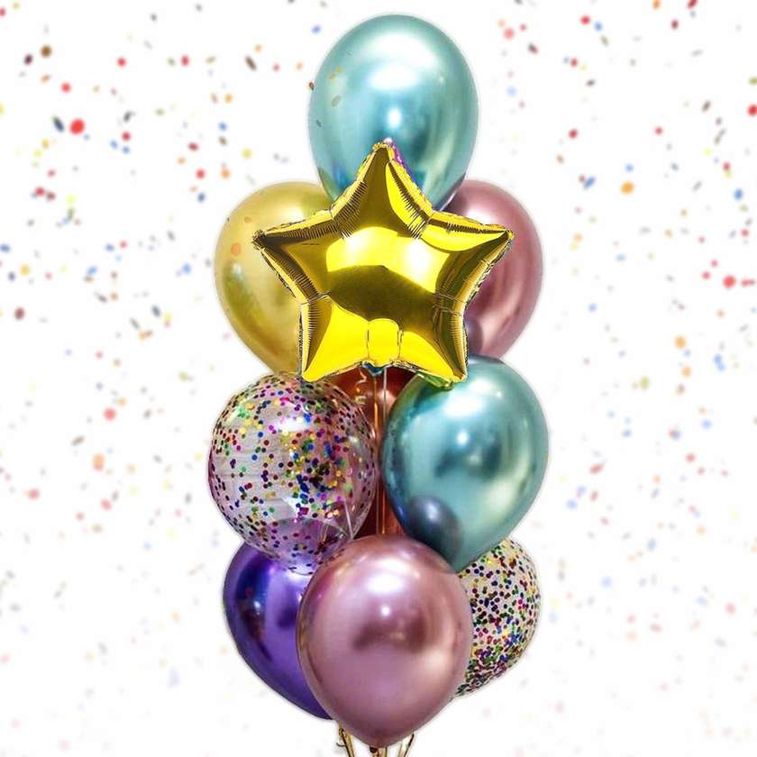 Set of helium balloons (10pcs)(135)