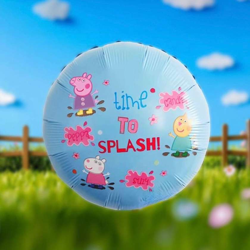 Foil balloon with helium "Pepa pig" 1pcs (41cm)(58)