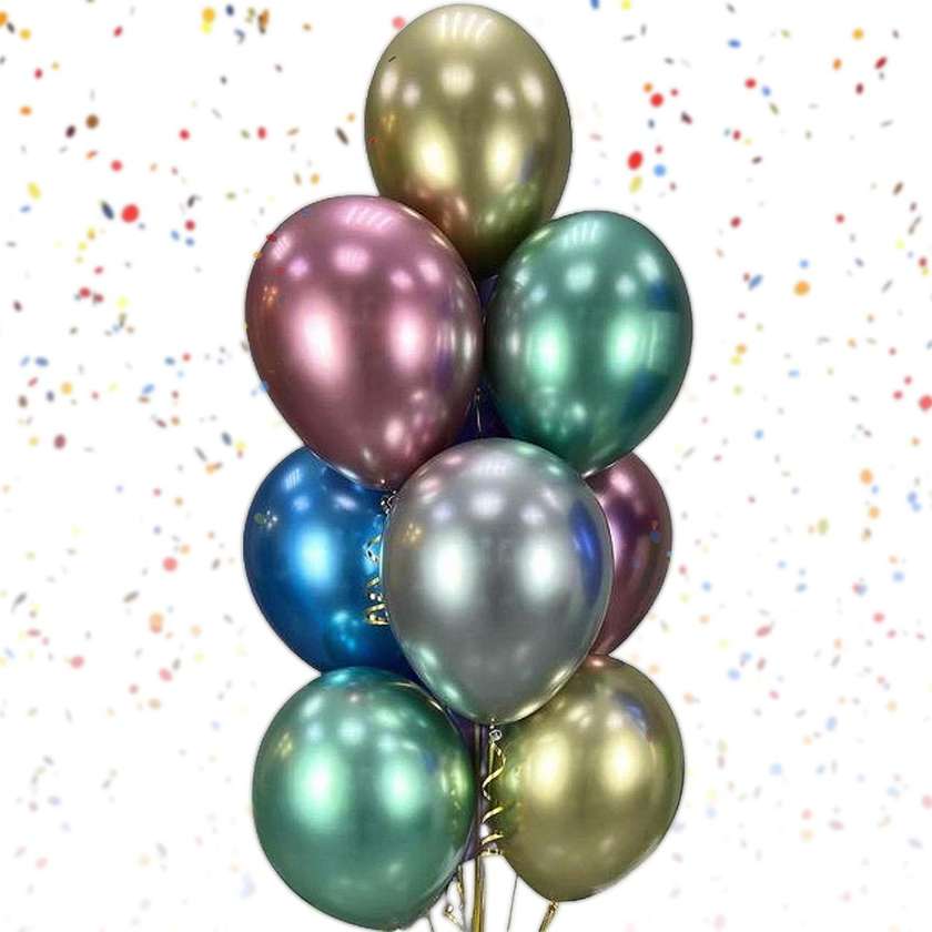 Set of helium balloons (10pcs)(136)