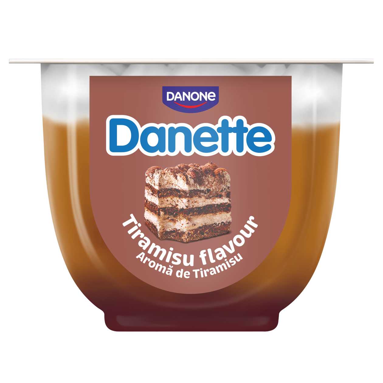 Danette, Iaurt cu Aroma de Tiramisu, 90 g (expiră în curând)