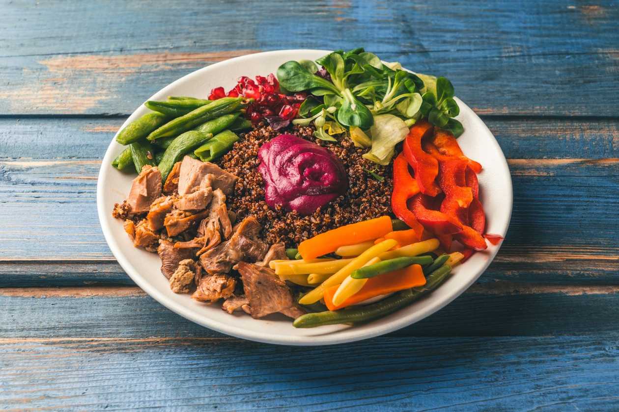 Hummus BOXX with Turkey