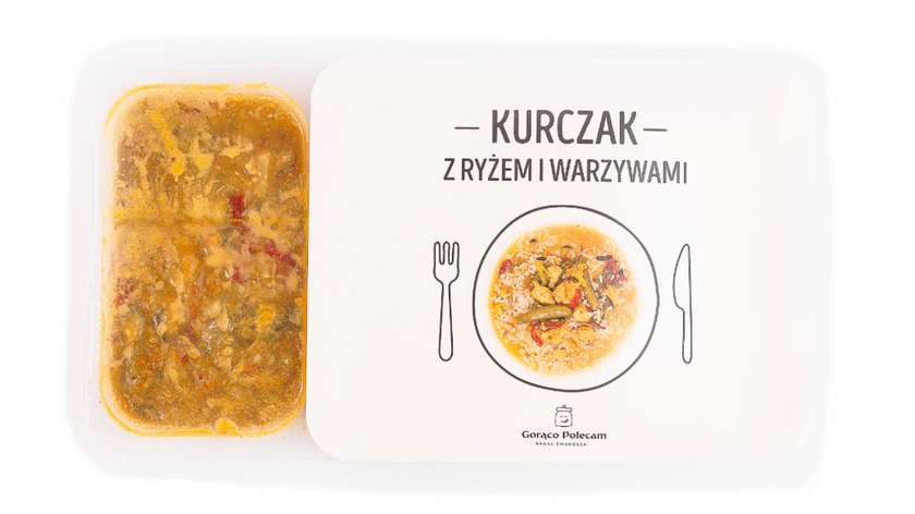 Kurczak z ryżem i warzywami