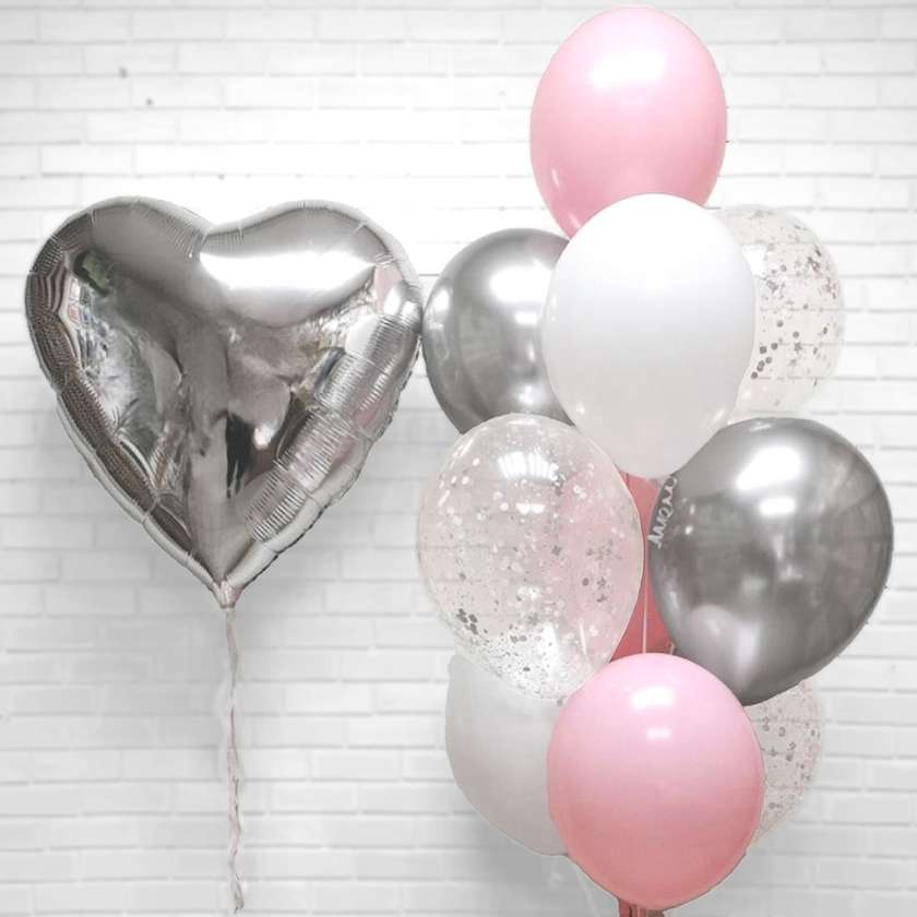 Set of balloons with helium (12 pcs)(109)