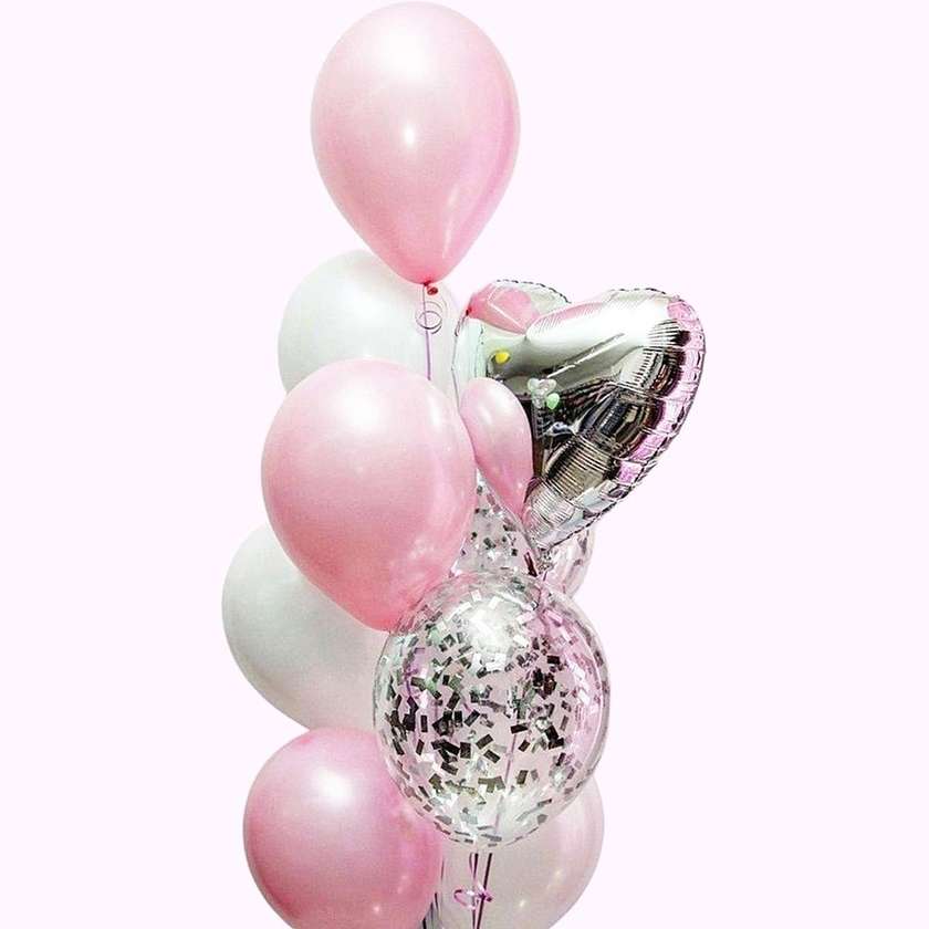 Set of balloons with helium (9pcs)(58)