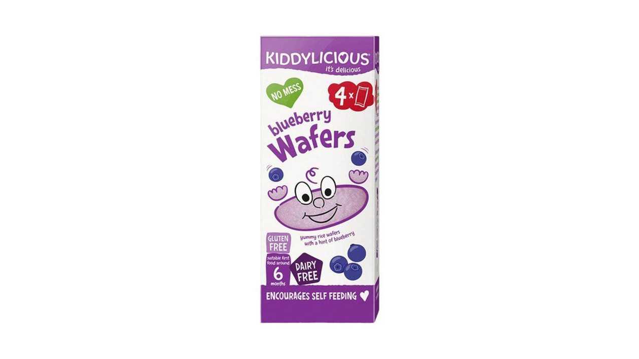 Kiddylicious Banana Wafers, X 4