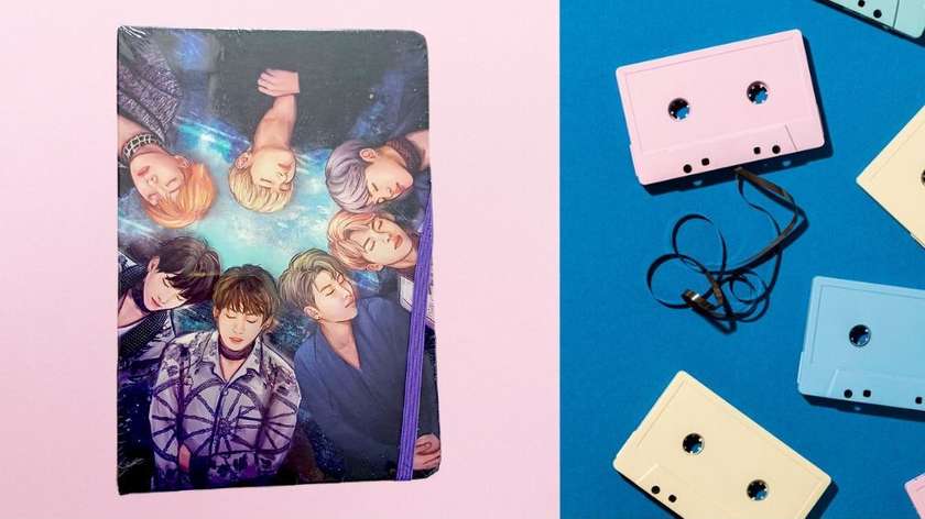 BTS Anime Notebook (Purple)
