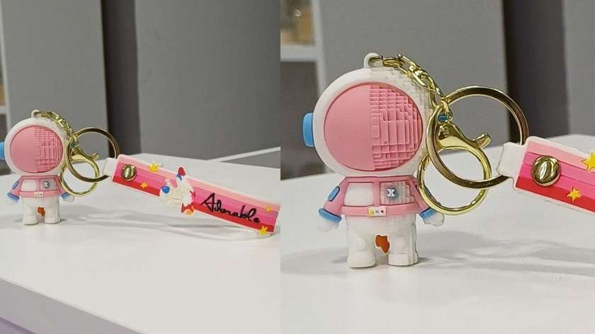 Astronaut Keychain (Pink)