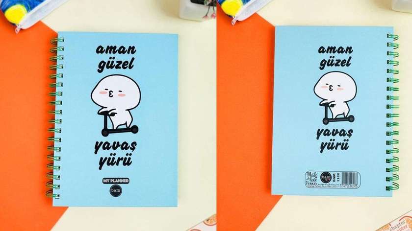 Talking Agenda - Aman Guzel (Includes 4 Pages of Stickers)