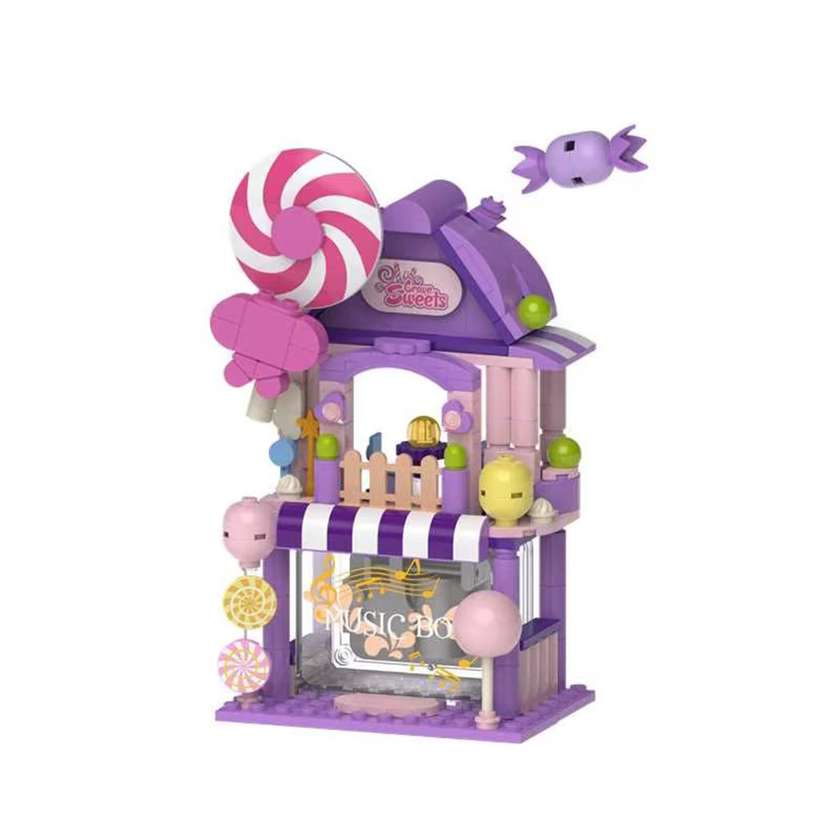 ასაწყობი სათამაშო/Super Sweet Candy Shop