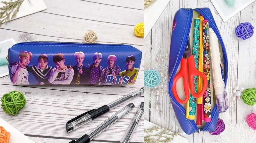 BTS - Pencil Case (Blue)