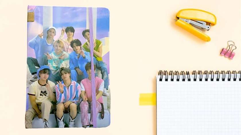 BTS Hardcover Notebook (Lilac)