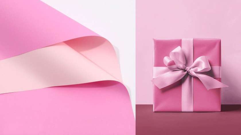 Pink Gift Wrapping Paper