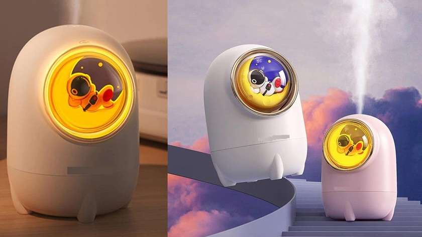 Small Astronaut Humidifier (Pink)