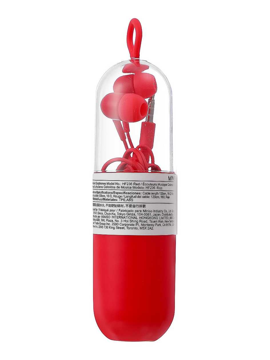 ყურსასმენი/Colorful Music Earphone Model No.:HF236 Red