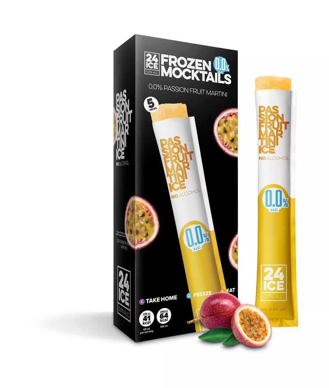 Frozen Passion Fruit Martini cocktail *5 NOn alcohol