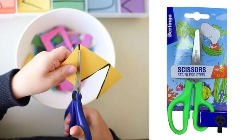 Berlingo Scissors, 13 cm - Green