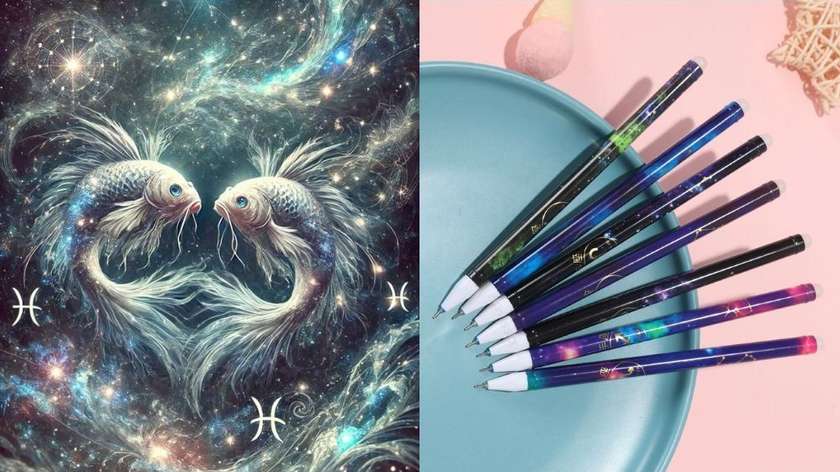 Pisces Zodiac Astronaut Pen