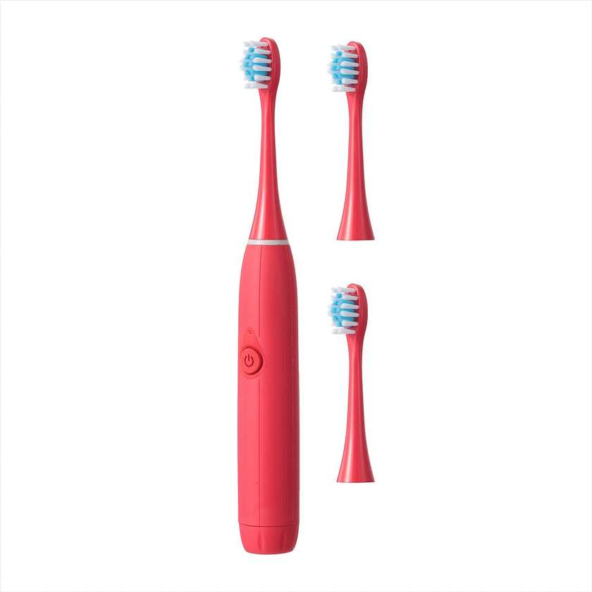 კბილის ელექტრო ჯაგრისი/Multi-color Electric Toothbrush Kit (Red)