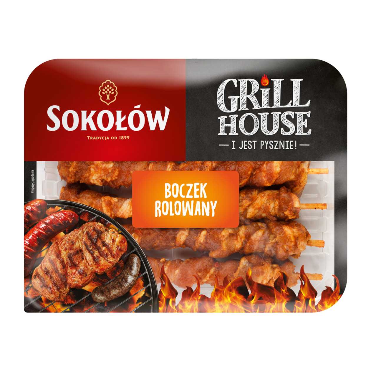 Bacon Rolled Sokołów 300g (expires soon)