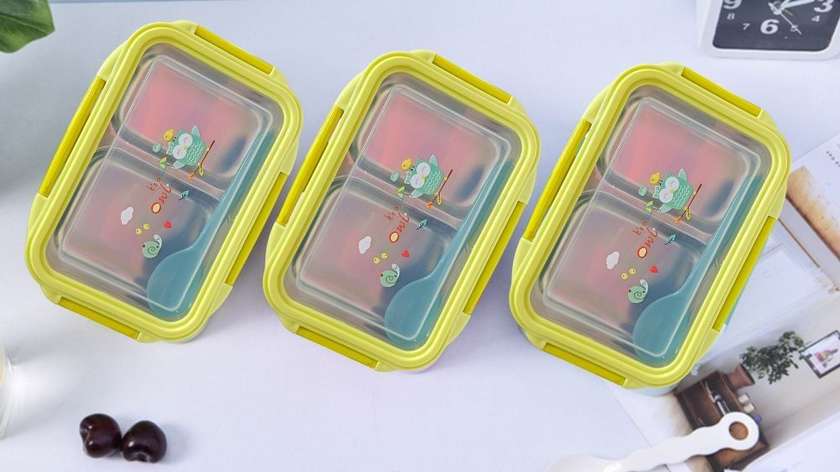 2-Tier Food Container (Salad Color)