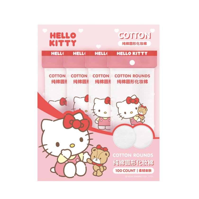 ბამბის დისკები/Hello Kitty Cotton Rounds (100 Count)