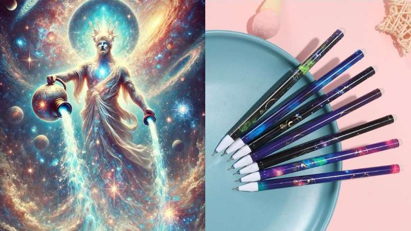 Aquarius Zodiac Pen