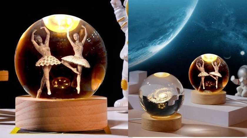 Crystal LED Ball - Ballerinas (Small)