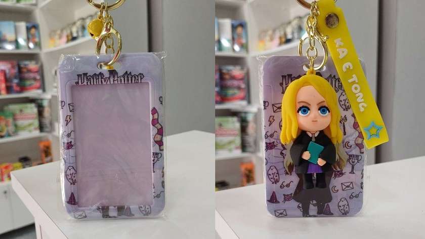 Hermione Card Holder Keychain - Yellow
