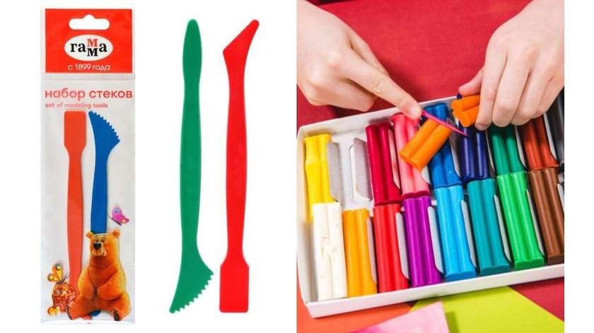 Plasticine Knife Set of 2