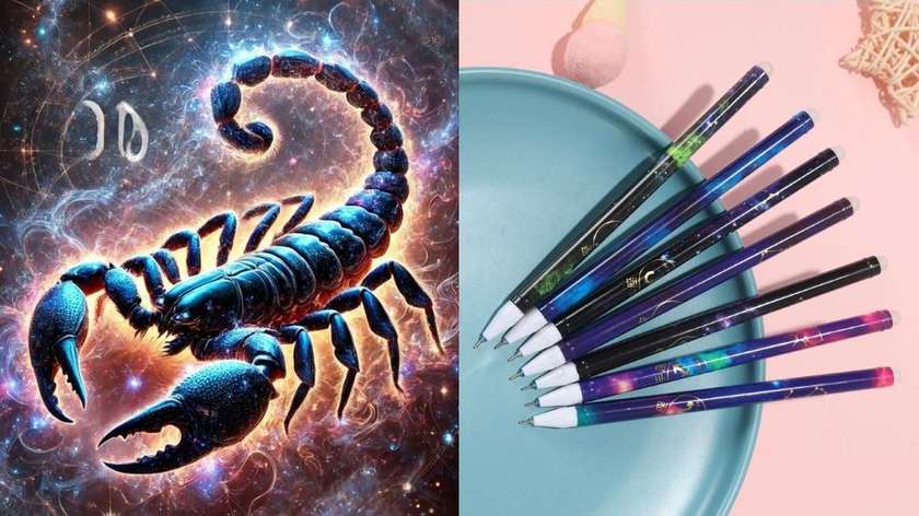 Cosmic Scorpio Zodiac Pen