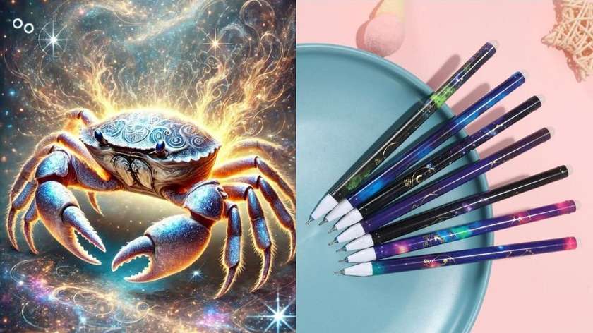 Cosmic Cancer Zodiac Pen