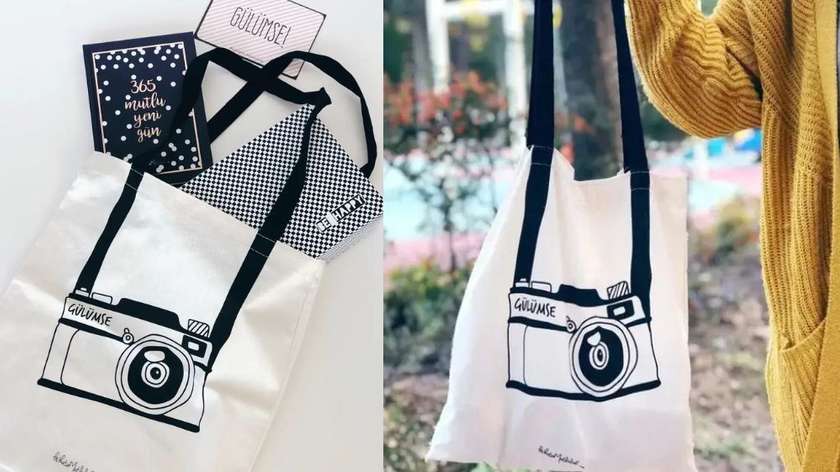 Eco Bag - Smile Camera