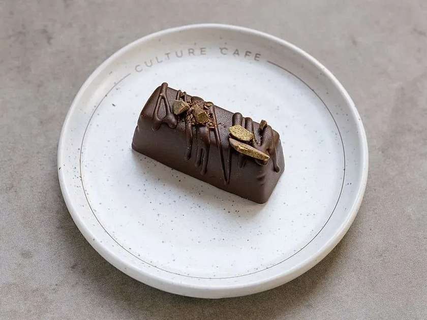Batonik twarogowy matcha/malina